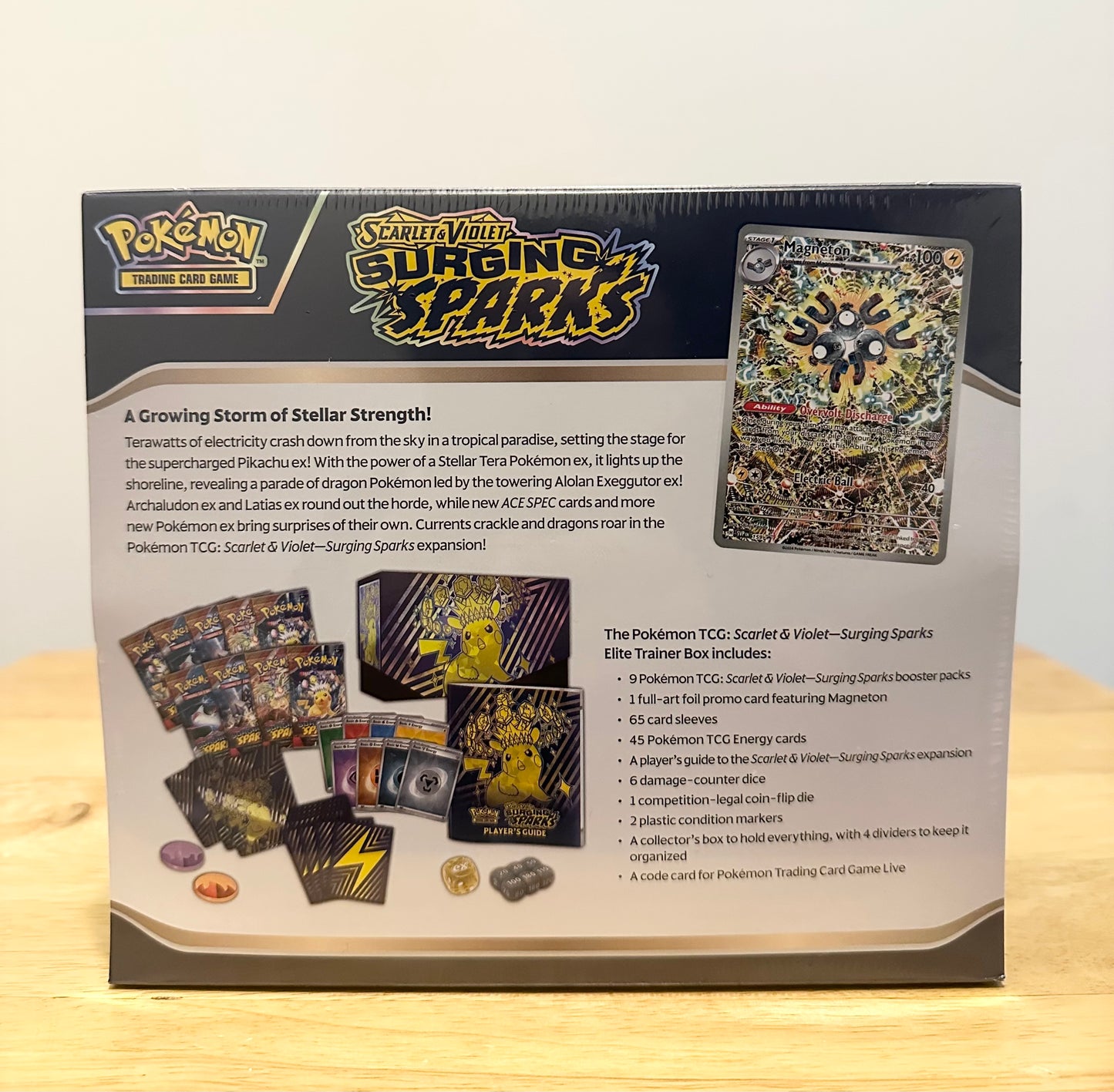 Pokémon SV08 Surging Sparks Elite Trainer Box