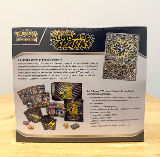 Pokémon SV08 Surging Sparks Elite Trainer Box