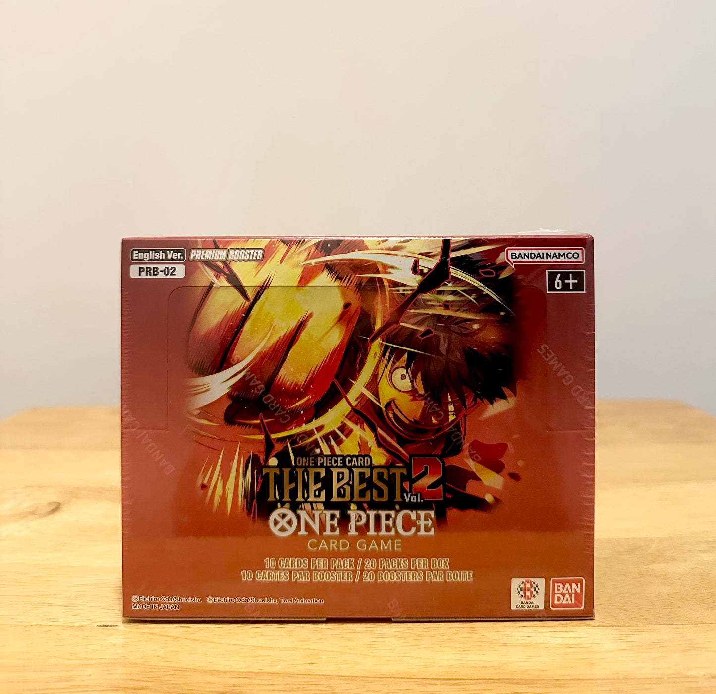 One Piece TCG PRB-02 Premium Booster - The Best 2 Sealed Booster Box