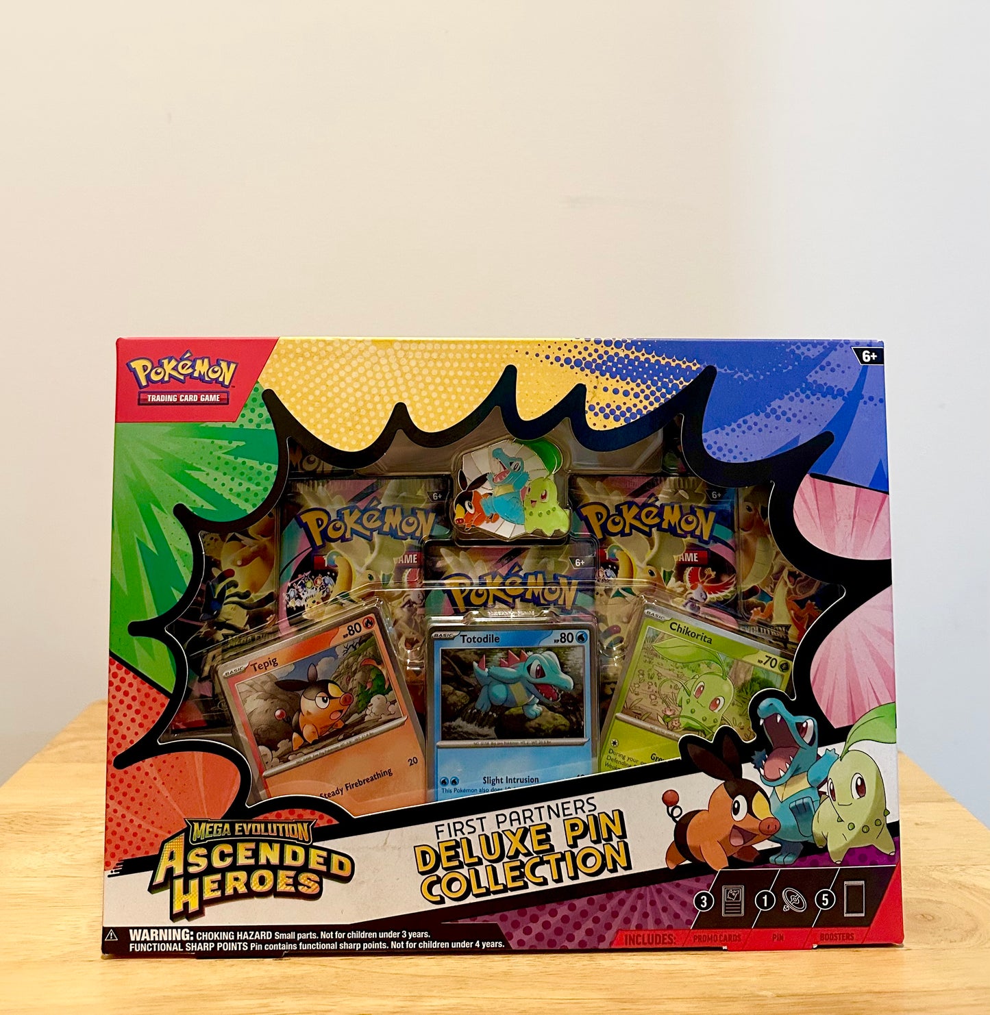 Pokémon ME Ascended Heroes First Partners Deluxe Pin Collection