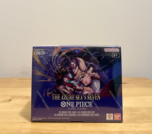 One Piece TCG OP-14 The Azure Sea’s Seven Sealed Booster Box