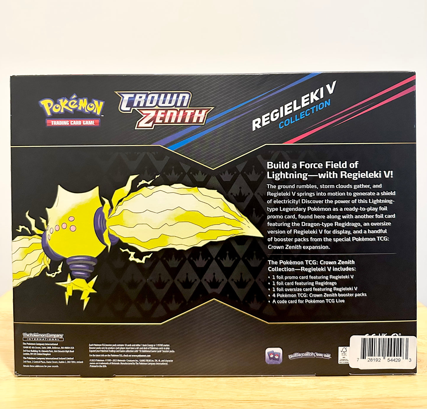 Pokémon Crown Zenith Regieleki V Collection