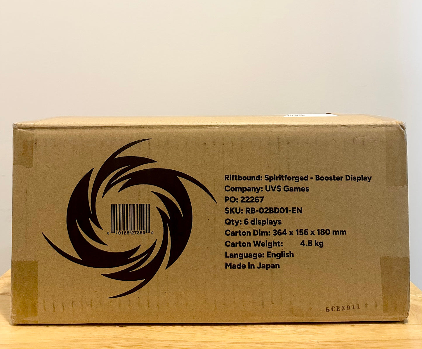 League of Legends Riftbound TCG Spiritforged Sealed Case