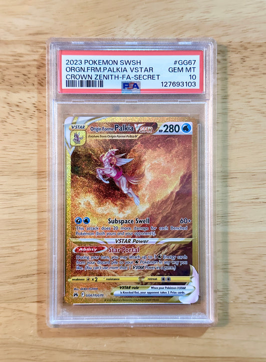 PSA 10 Palkia VStar GG67/GG70 - Crown Zenith Secret Rare