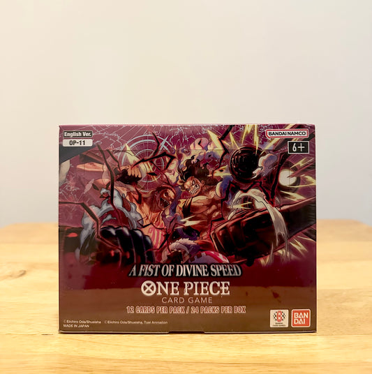 One Piece TCG OP-11 A Fist of Divine Speed Sealed Booster Box
