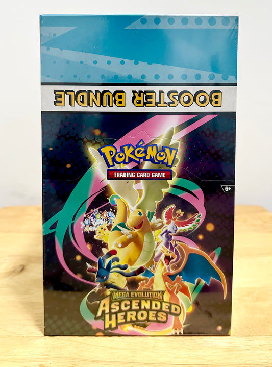 Pokemon ME: Ascended Heroes Sealed Booster Bundle Display