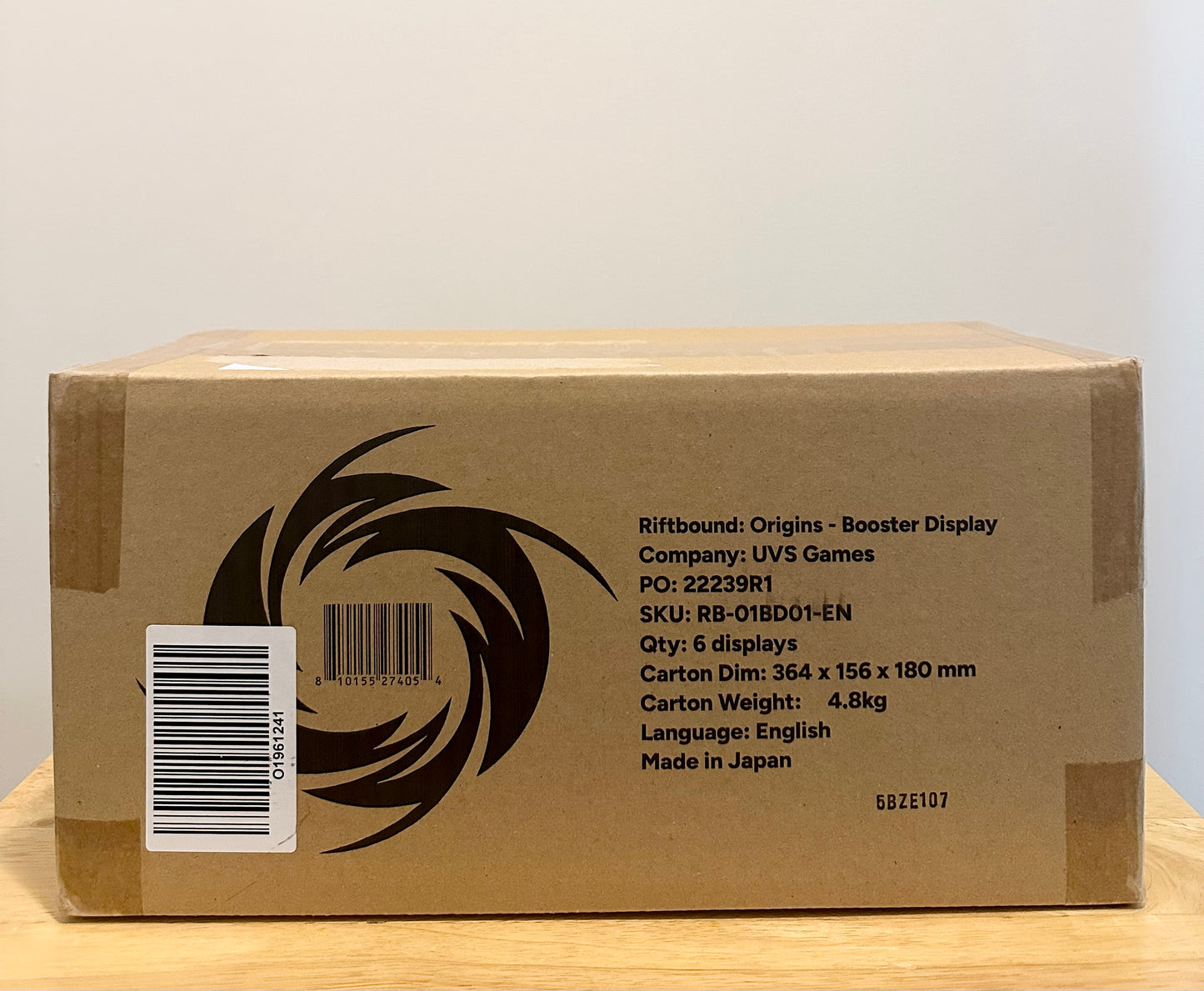 League of Legends Riftbound TCG Origins Sealed Booster Box Case WAVE 1