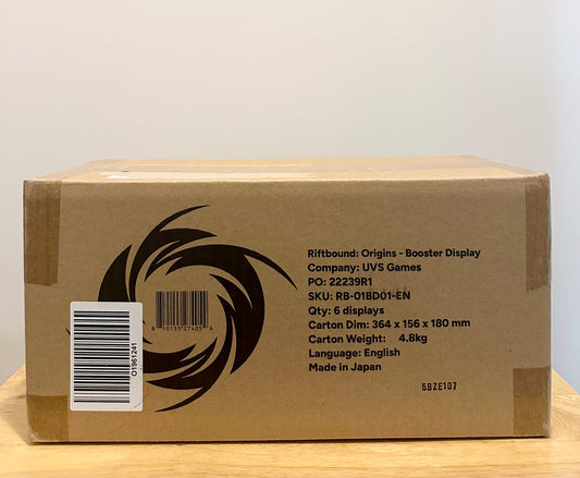 League of Legends Riftbound TCG Origins Sealed Booster Box Case WAVE 1