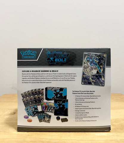 Pokémon SV Black Bolt Pokemon Center Elite Trainer Box