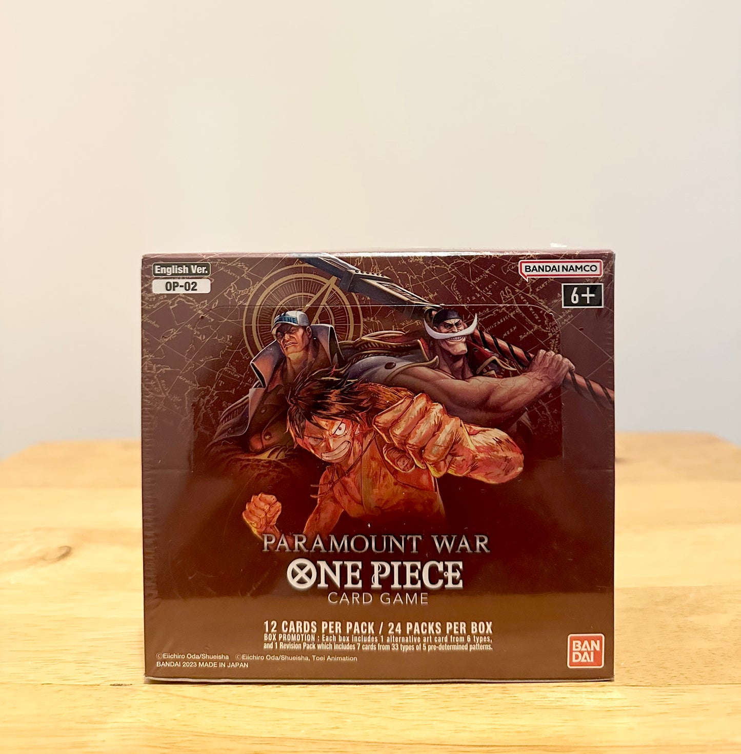 One Piece TCG OP-02 Paramount War Sealed Booster Box