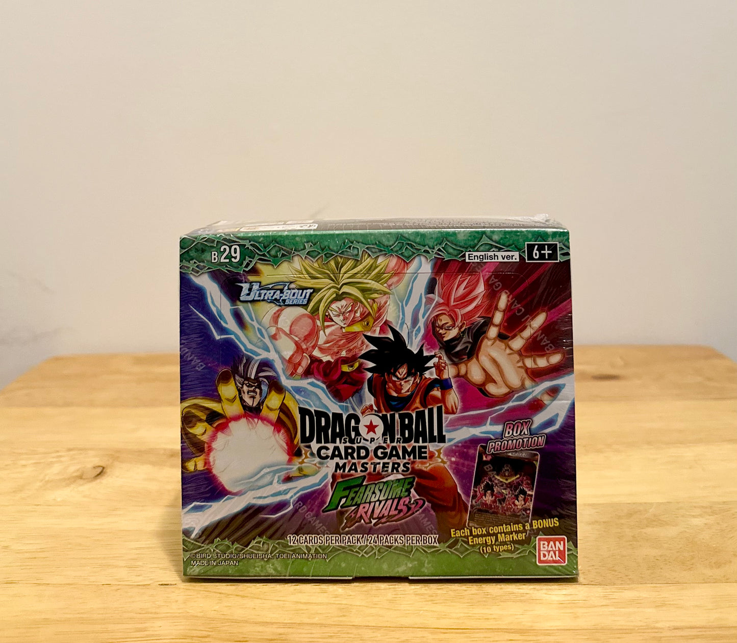 Dragon Ball Super: Masters Fearsome Rivals B29  Booster Box