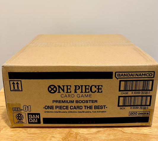 One Piece TCG PRB-01 Premium Booster - The Best Sealed Case of 10